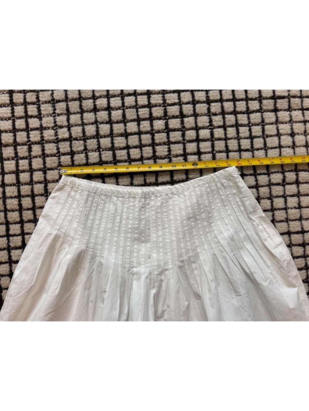 Free People White Knee-Length A-Line Skirt - Picture 6 of 8
